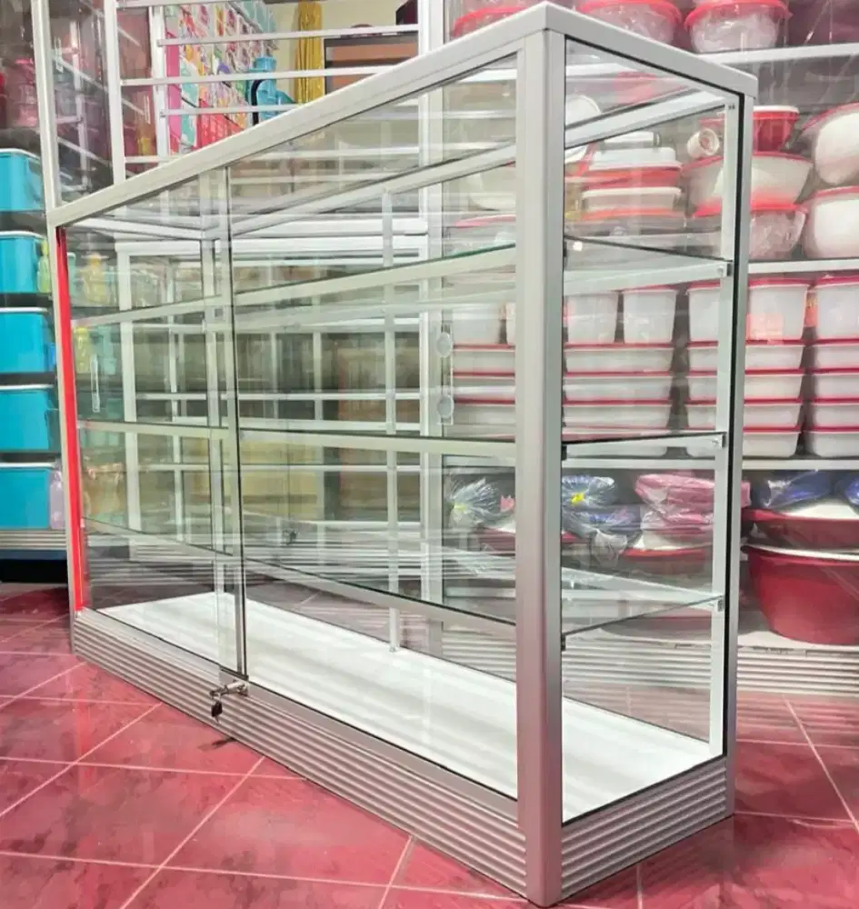 Di Jual Etalase Panjang 1,5Mx1M Siap Kirim
