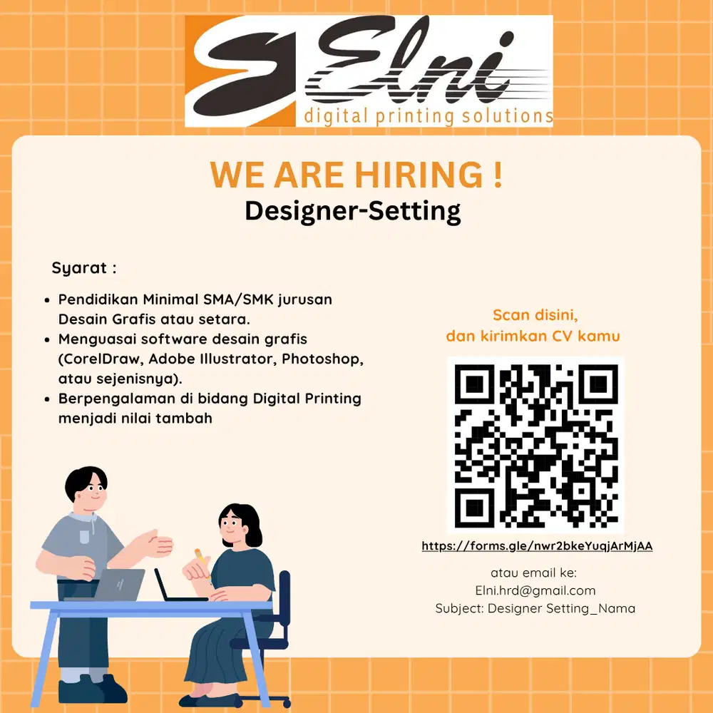 Lowongan Kerja Elni Digital Printing