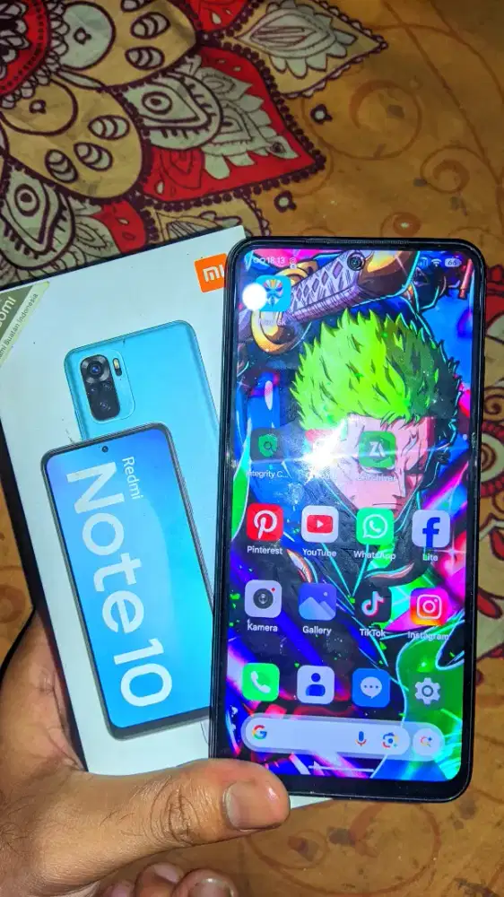 redmi note 10 4g, ram 4/64 Snapdragon 678 mulus nominus