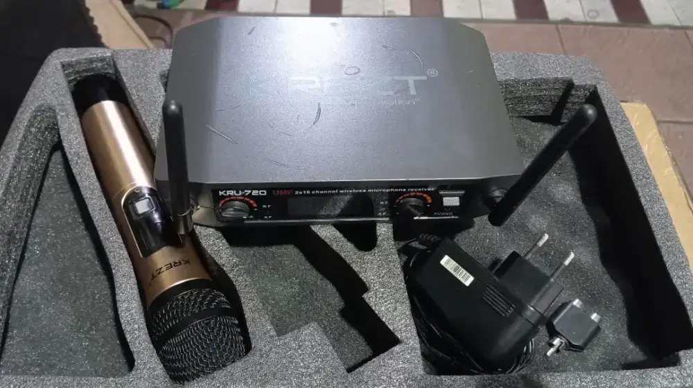 Microphone wireless 1 mic bekas second