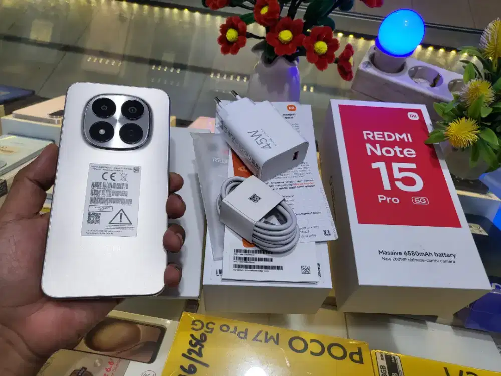REDMI NOTE 15 PRO 5G RAM 8/256GB UNBOXING GARANSI RESMI 1 TAHUN