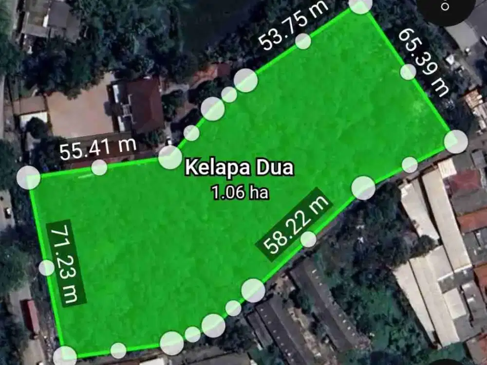 tanah kelapa dua hadap jalan raya utama