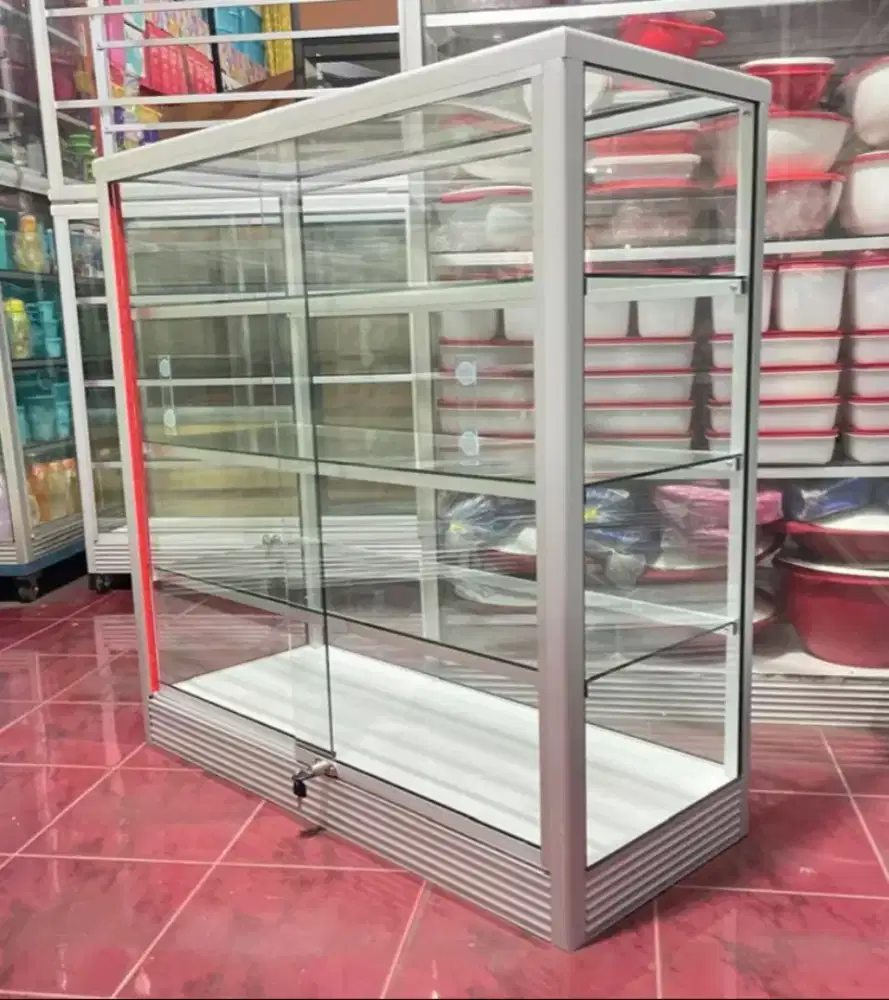 Etalase 1M×1M || Kaca Full 5mm