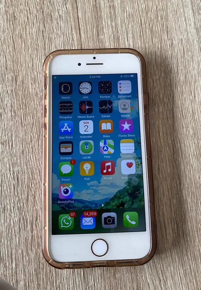 Di jual iphone 7 rose gold 32GB
