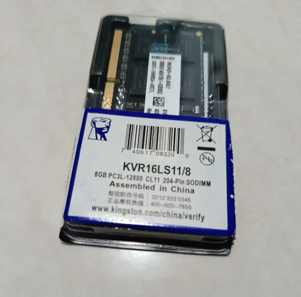 Ram laptop DDR3 8GB PC3L-12800