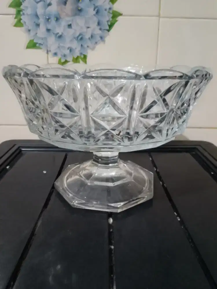 Wadah buah kristal unik cantik
