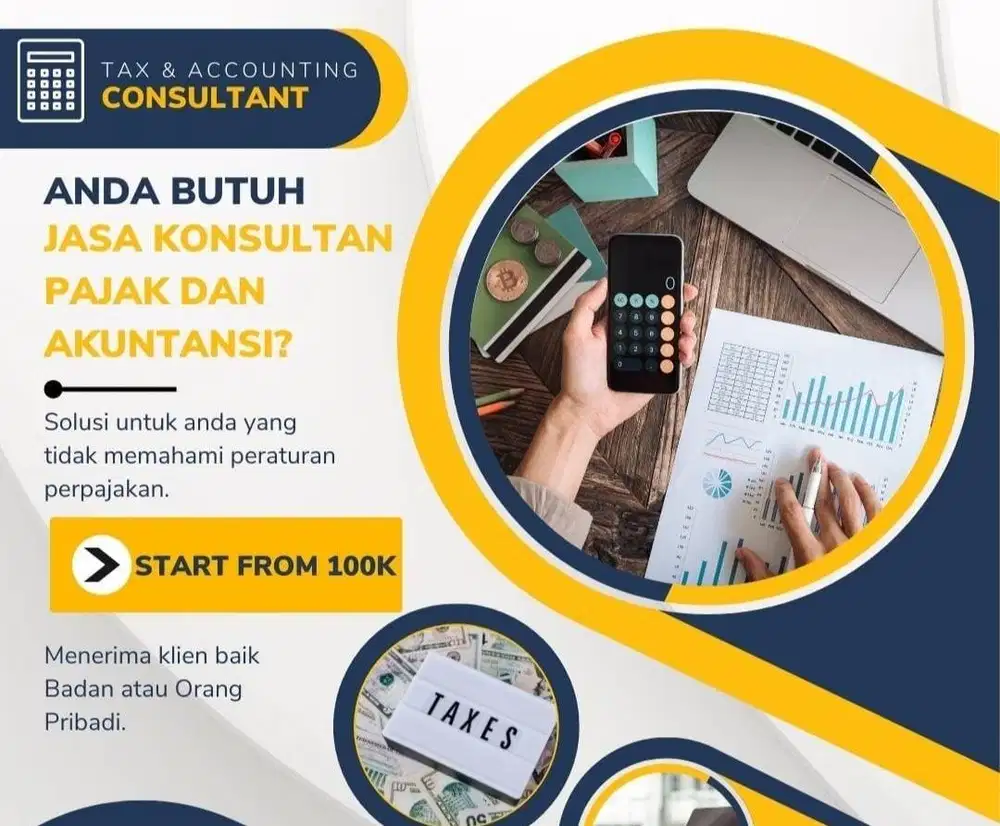 Jasa Konsultan Akuntansi, Konsultan Pajak dan Pembuatan PT Perorangan