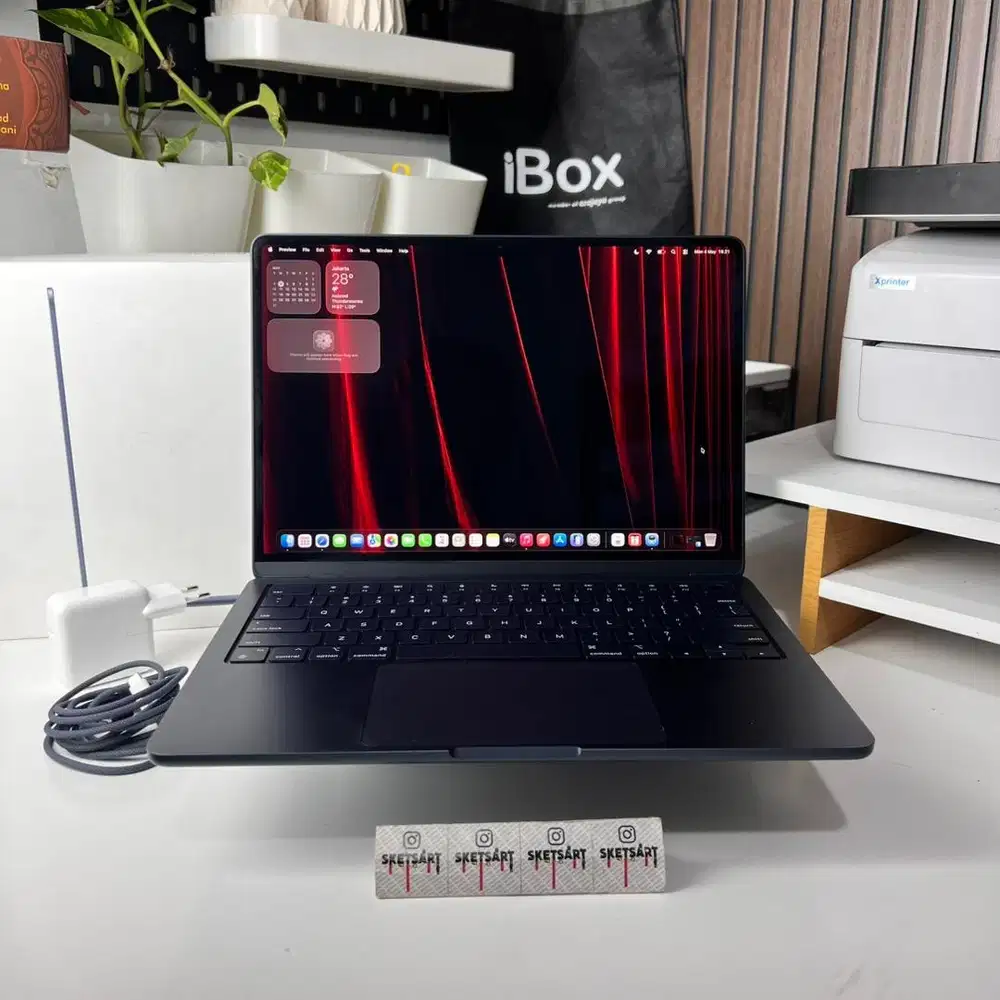 MacBook Air M2 16gb 256gb iBox Midnight Battery Health 100%