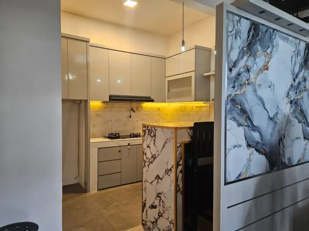 Disewa Rumah 2 Lantai Semi Furnished Kitchen Set Metland Puri