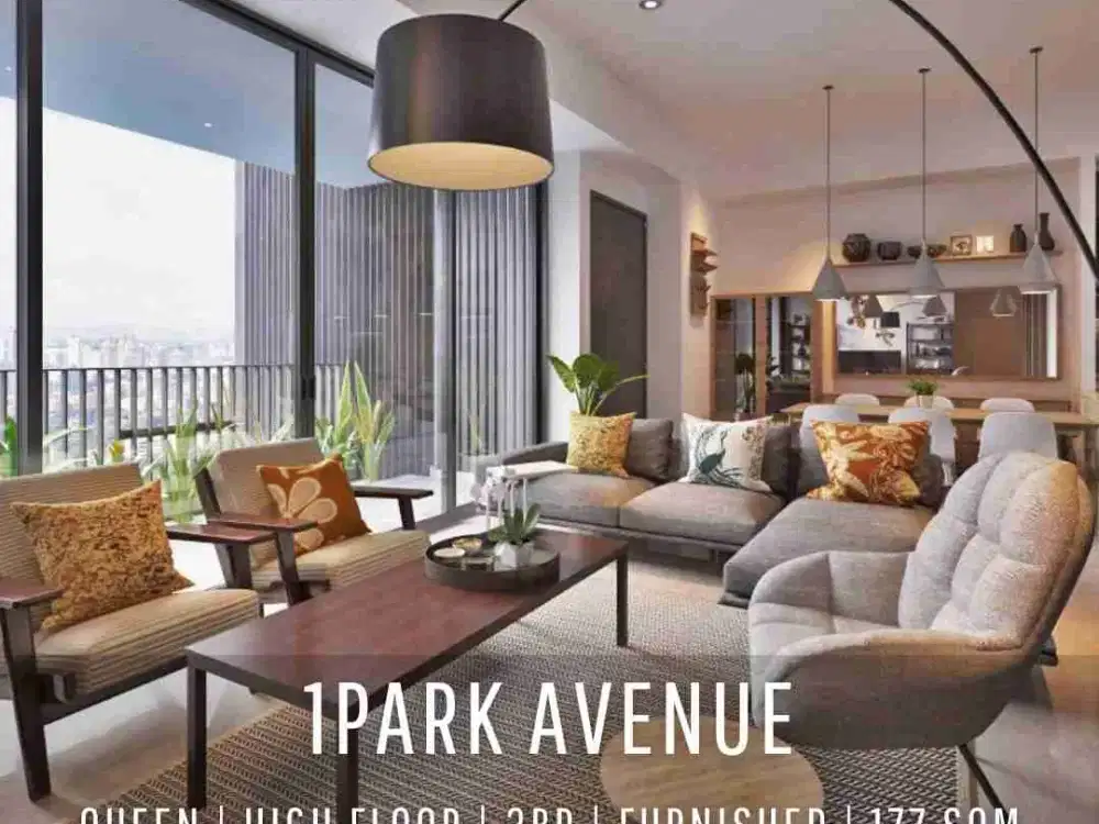 For Rent! 1Park Avenue Queen Tower High Floor and Fully Furnished with Premium Quality