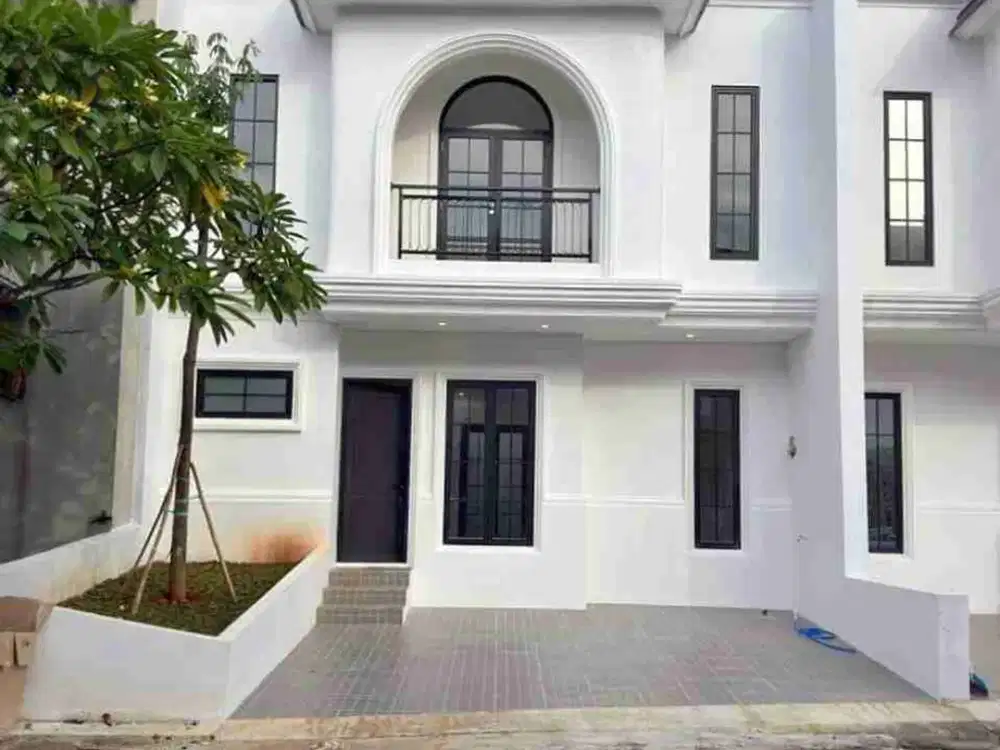 Rumah Mewah Dalam Cluster Row Jalan Lebar Unit Ready Dijakarta Selatan