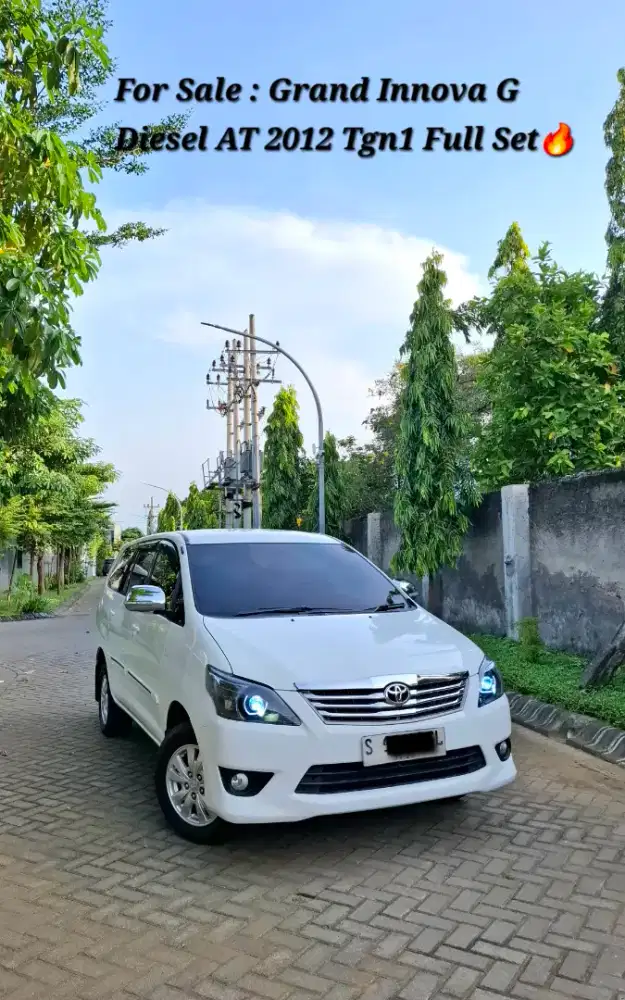 Grand Innova G Diesel 2012 Matic Istimewa!