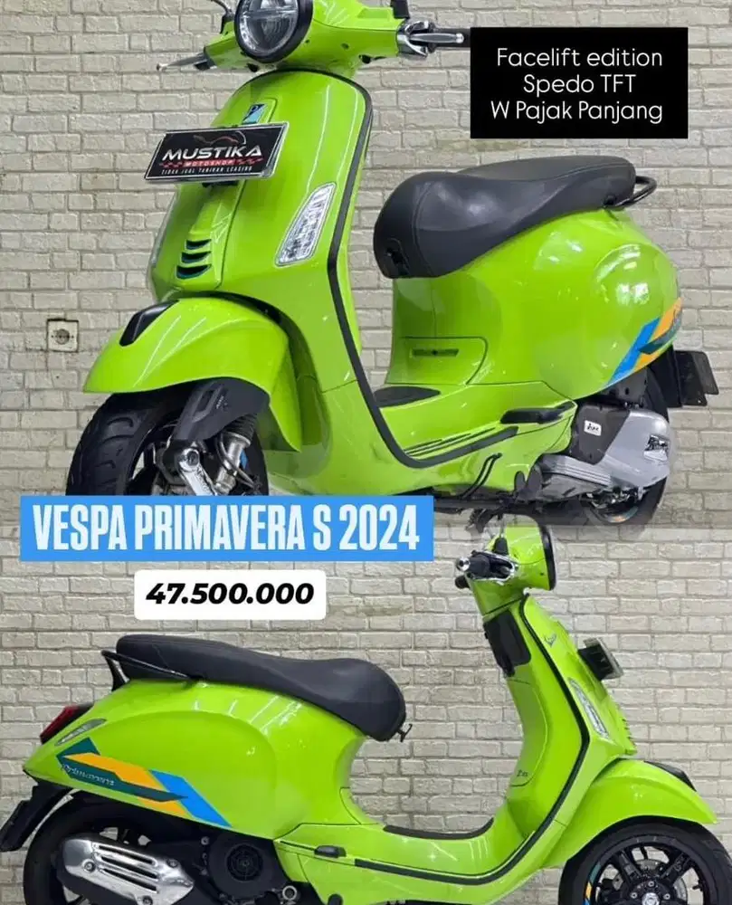 Primavera S 150 Iget ABS 2024 Km 13rb Pajak Panjang - Zaky Mustika