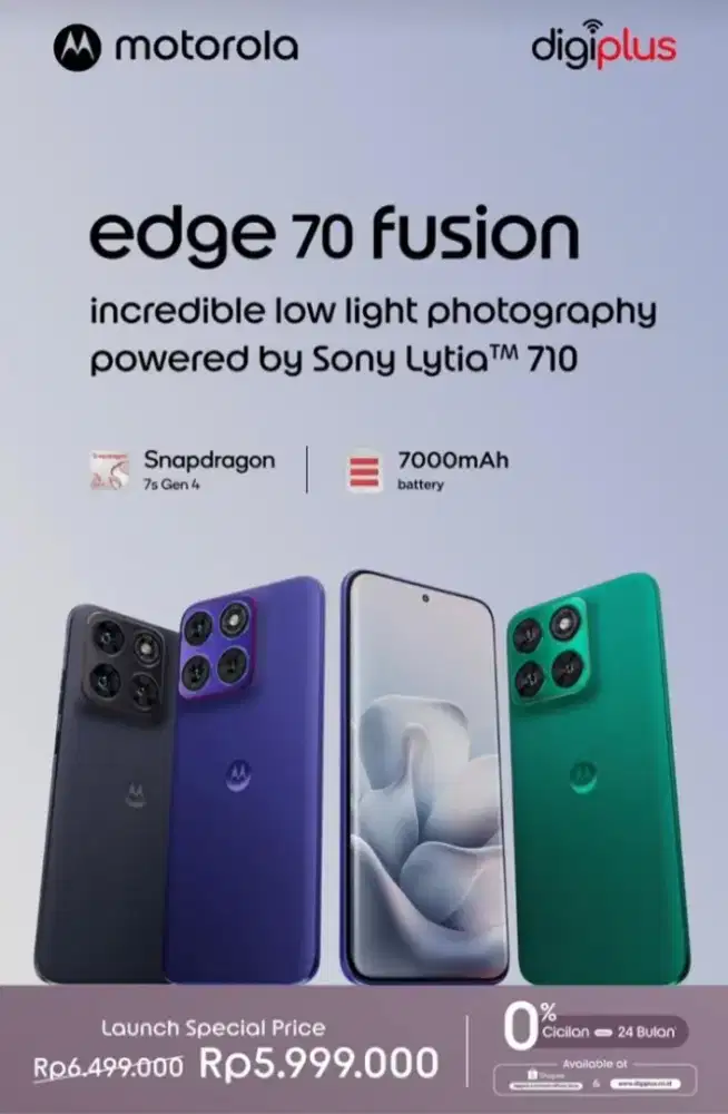 Kredit  edge 70 fusion gratis  2xcicilan