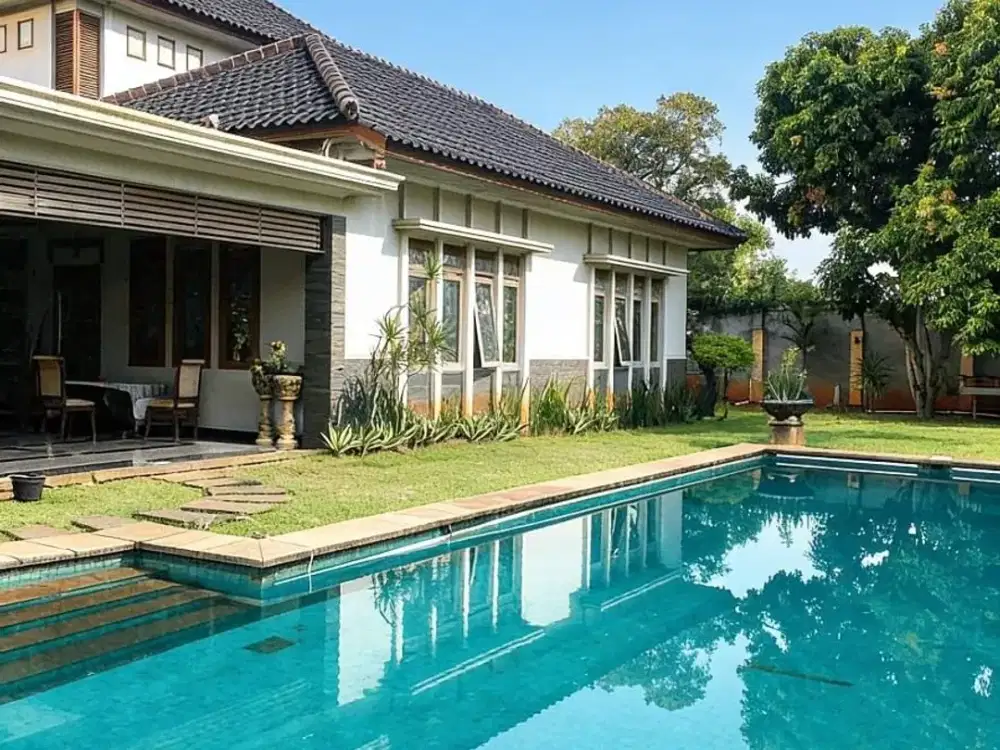 Rumah Mewah Full Kayu Jati Asri & Luas Nego Sampai Deal di Jagakarsa Cilandak