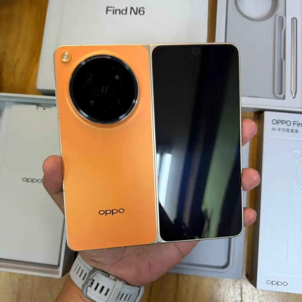 Oppo Find N6 5G 12/256GB Blossom Orange CN pajak resmi + case ai pen