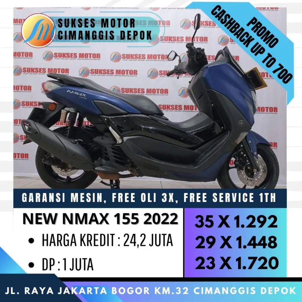 NEW NMAX 155 2022 UNIT MULUS SIAP PAKAI [SUKSES MOTOR]