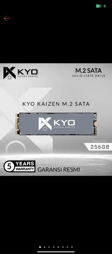 M.2 SATA 256GB KAIZEN RESMI
