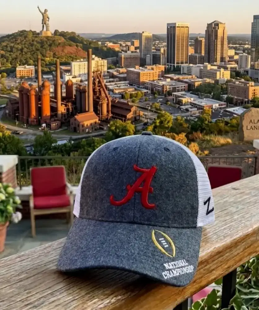 Topi Trucker Baseball Vintage Alabama Crimson Tide Zhepyr Ori Second