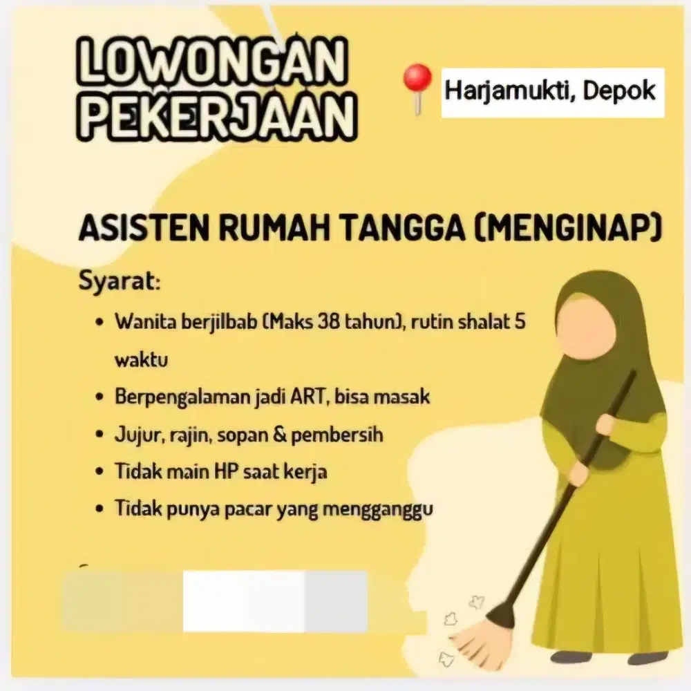 LOKER ART MUSLIMAH MENGINAP