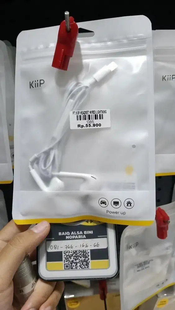 KIIP HEADSET WIRED LIGHTNING