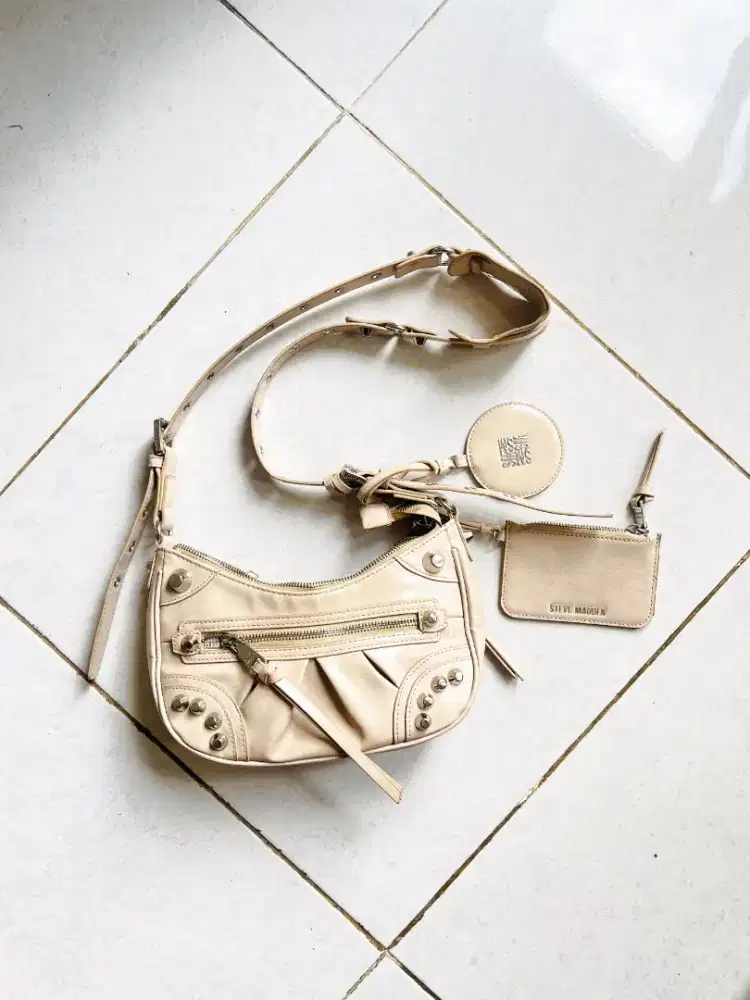 Tas Steve Madden Bglowing Bone Original 100%