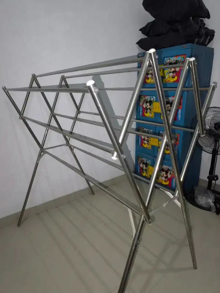 Jemuran Baju Lipat Aluminium Besar – Kokoh & Ringan