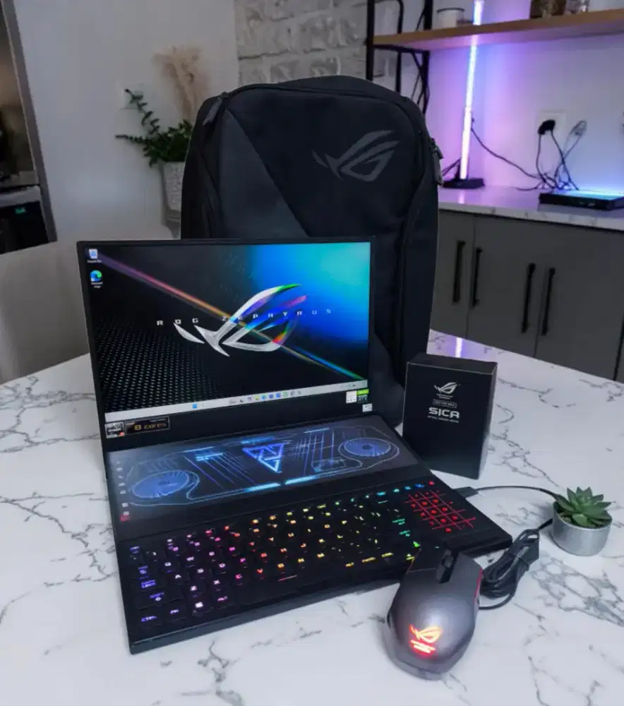 Laptop Asus ZEPHYRUS DUO RYZEN 7 SSD 1TB RAM 16Gb NVIDIA RTX 3060