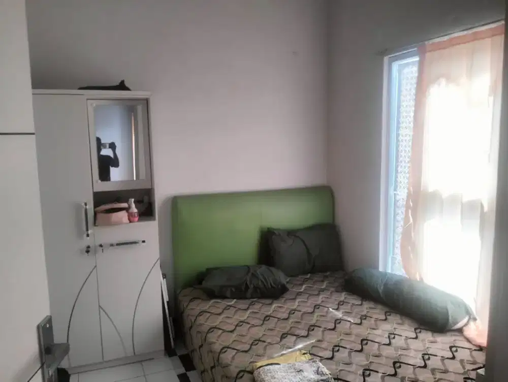Kasur spring bed dan lemari