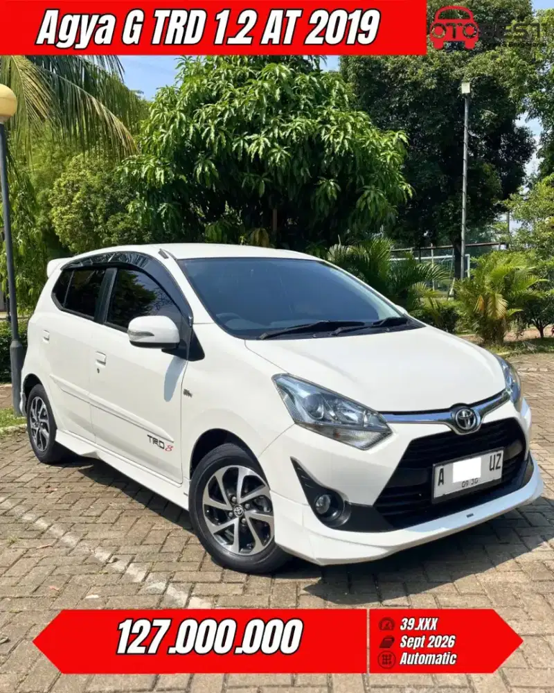 Toyota Agya G TRD Sportivo 1.2 AT 2019