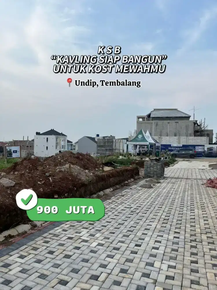 TANAH SIAP BANGUN KOST BULUSAN UNDIP TEMBALANG