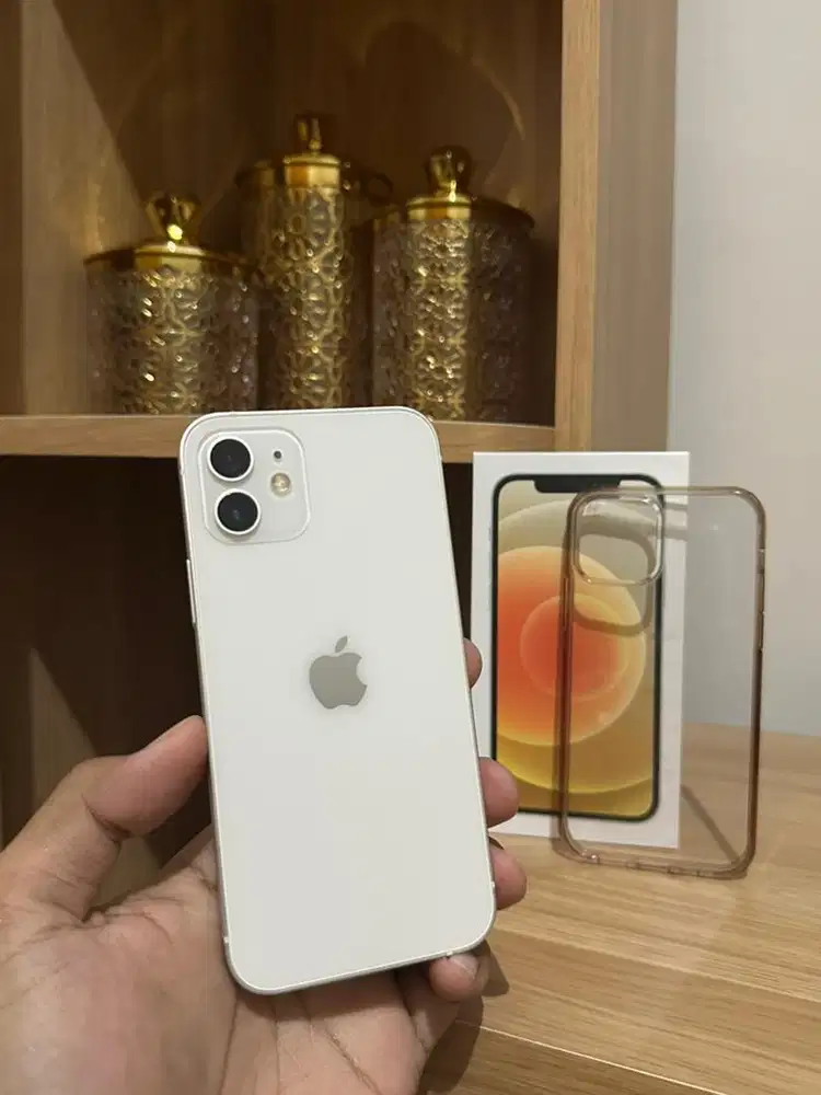 Iphone 12 128gb original apple putih