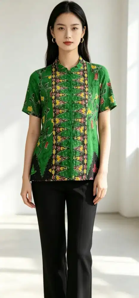 Blouse batik wanita