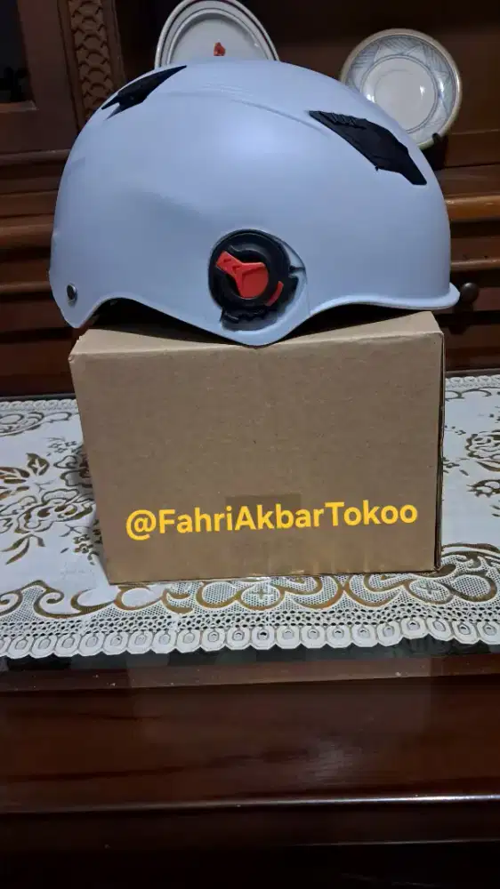 Helm Sepeda Gowes Dewasa Dan Remaja All Size Baru Warna Abu