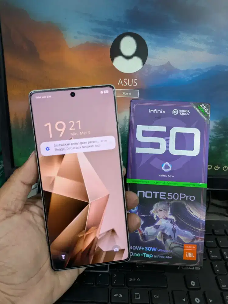 Infinix note 50 pro 8/256 lengkap