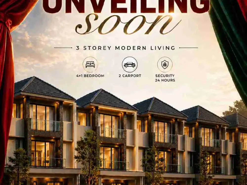 Rumah Mewah Matera Lake Side View Perbatasan Gading Serpong dengan BSD