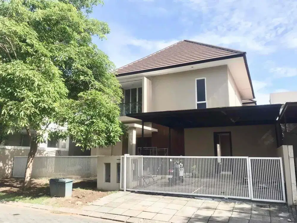 graha natura jual cepat rumah new minimalis row jalan luas surabaya barat