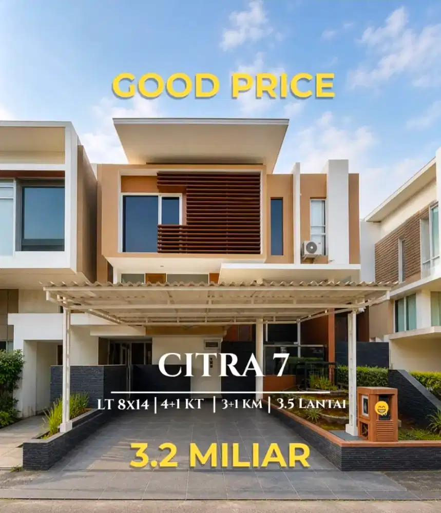 Dijual / Disewakan Rumah Citra Garden 7