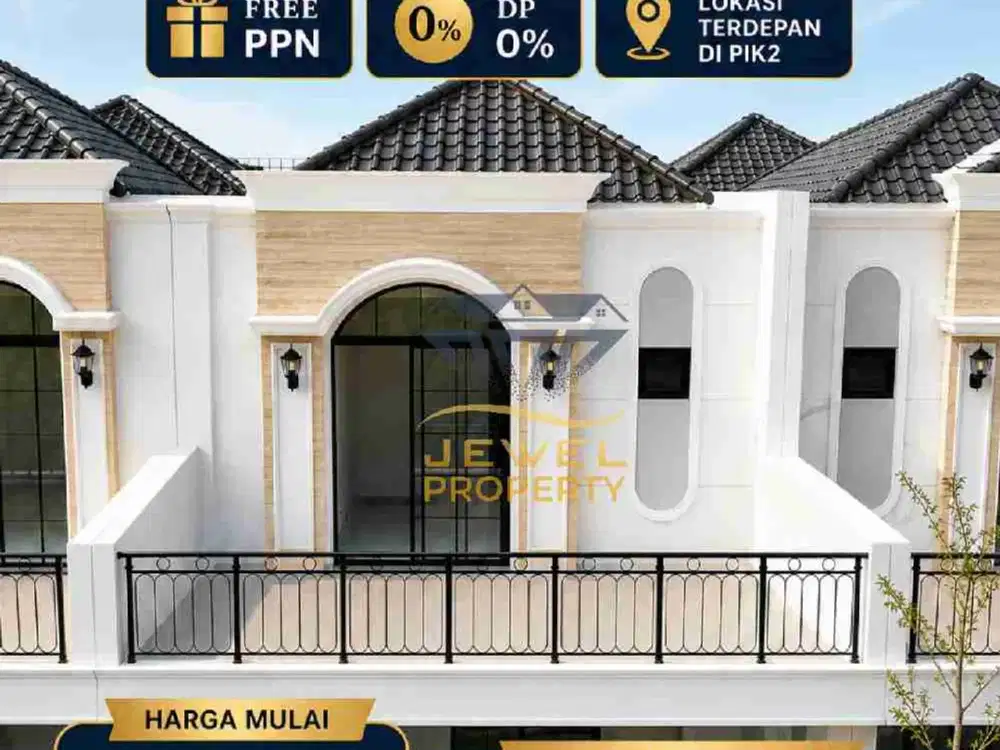 Rumah Ready Stock PIK2 Free PPN Tanpa DP