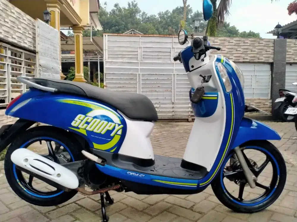 Honda Scoopy Fi pajak hidup lengkap sehat keterangan detail dibawah