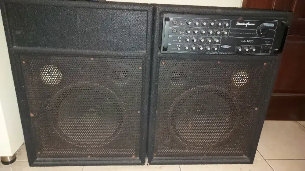 Power Amplifier Dan Speaker Sound System Merek Soundcraftsmen