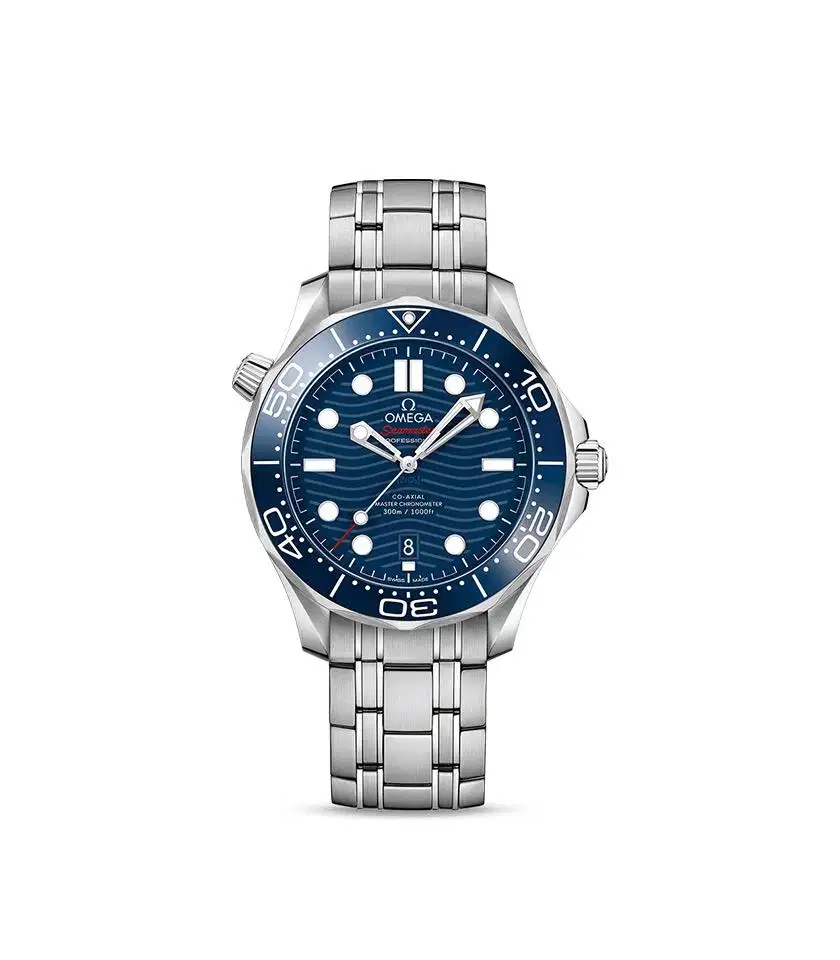 Omega Seamaster Diver 300M, Blue Wave Ceramic Bezel Bracelet 42 mm