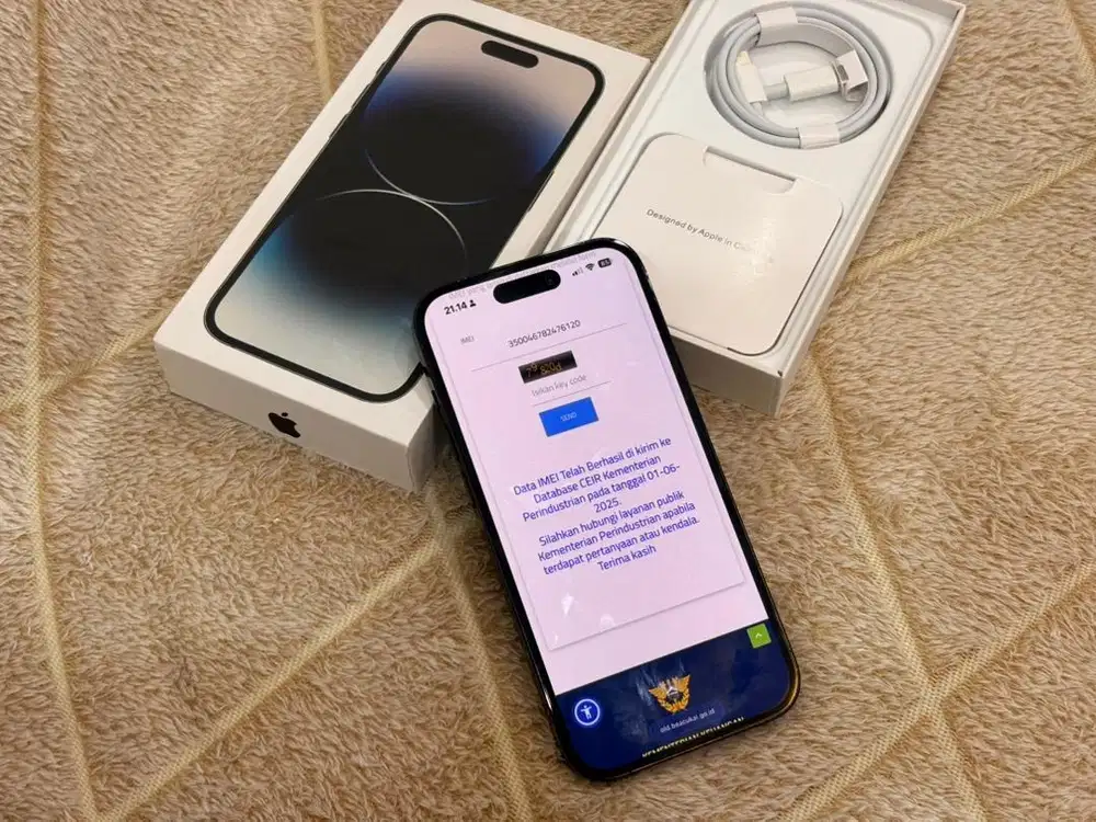 Iphone 14 PRO 512GB RESMI MULUS bisa TT