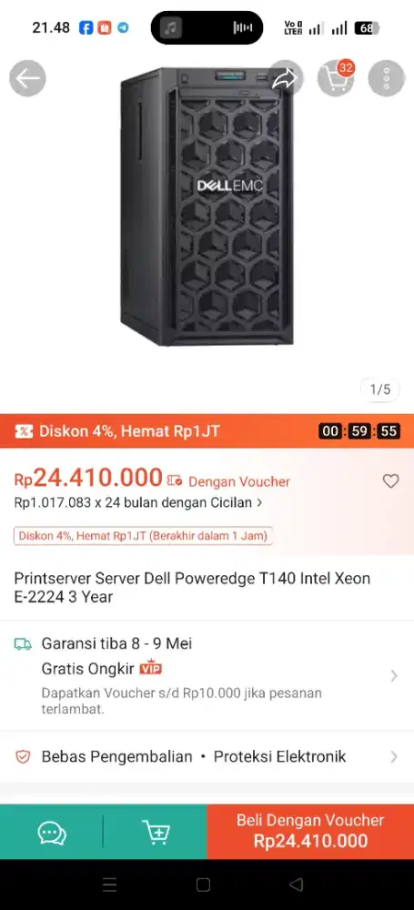 Dijual Seperangkat server pulsa ppob siap jalan