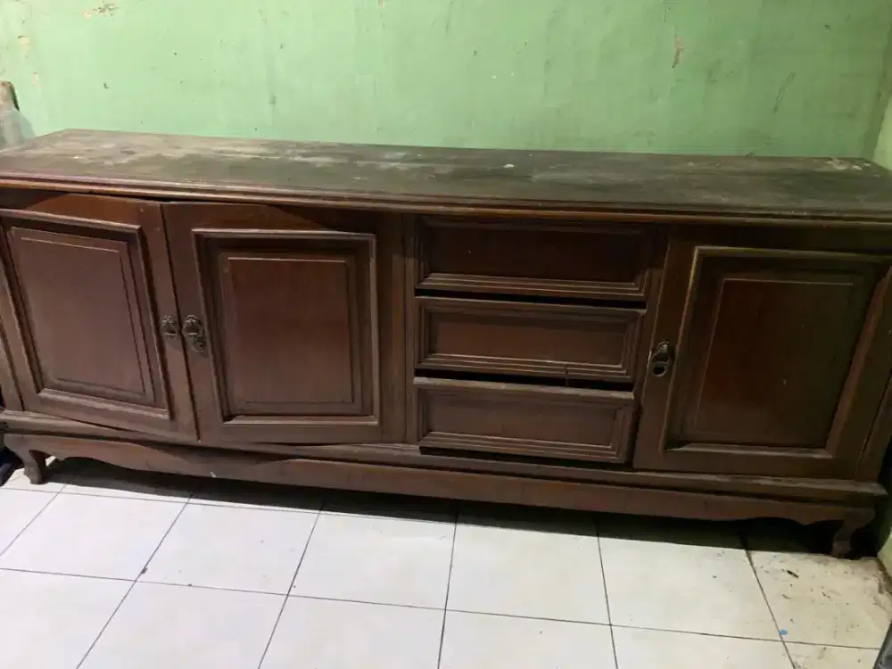 Dijual Rak meja kayu jati