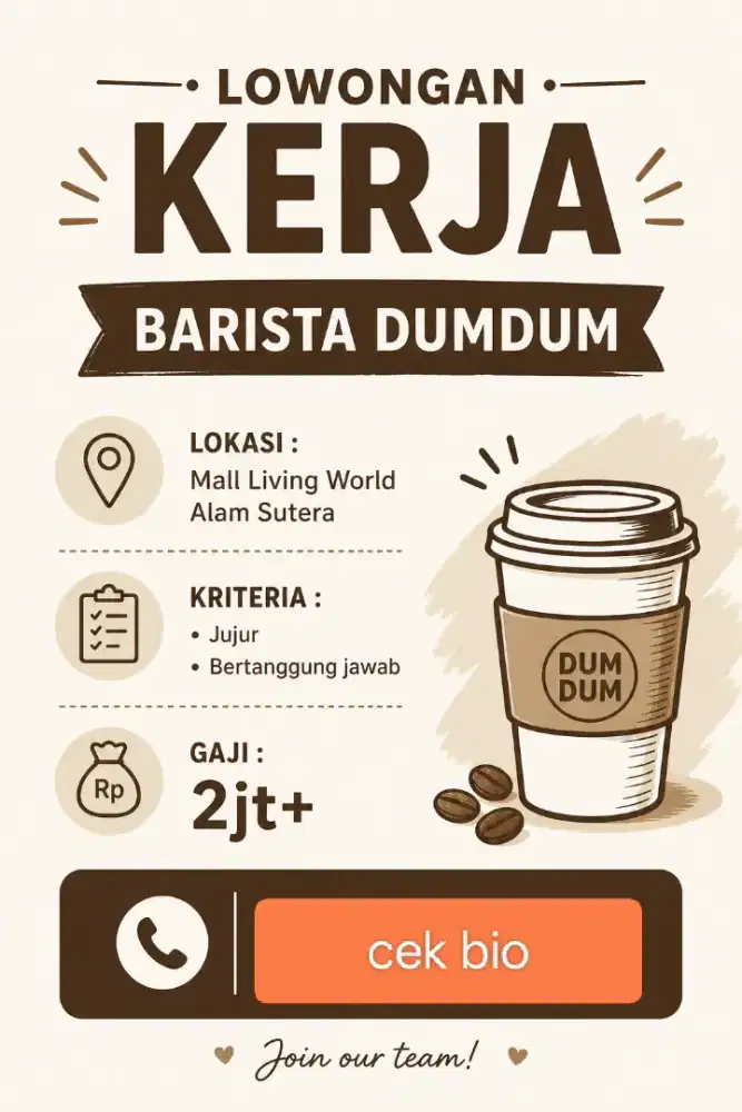 Dibutuhkan segera!!!