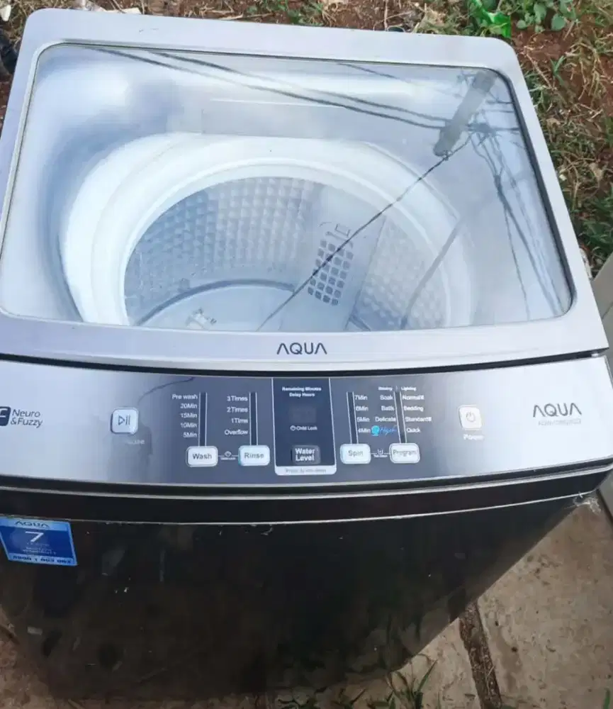Mesin cuci aqua 10 kg tabung besar