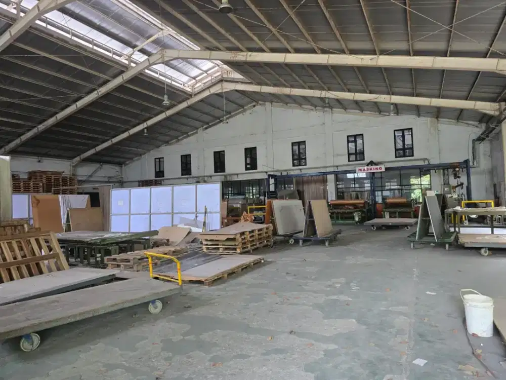 Gudang Dijual di Balaraja, Luas Tanah 10000M,Bangunan 7000M,Harga:62 M Nego