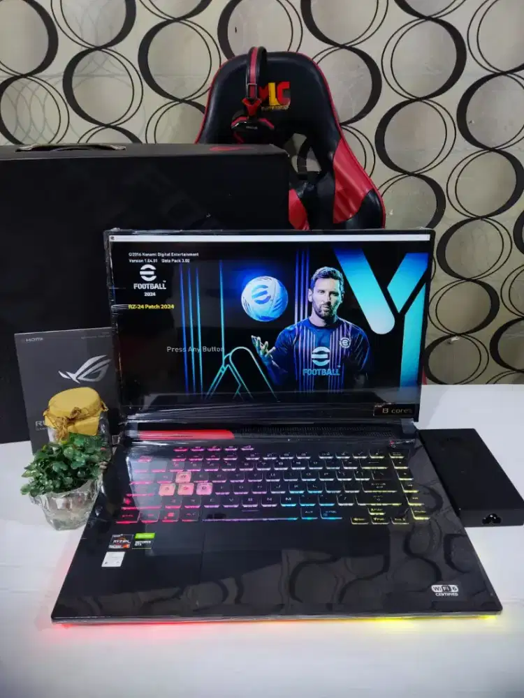 Laptop Render ASUS ROG G15 RYZEN 7 RAM 16/512GB SSD DUAL VGA NVIDIA