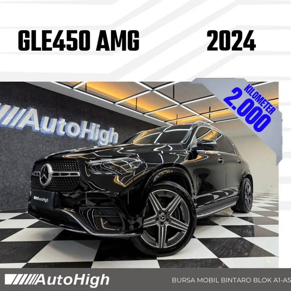 DP10% [Km2.000] GLE450 AMG 2024 Black / GLE 450 Reg 2025 #AUTOHIGH